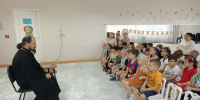 Прошли встречи с воспитанниками и воспитателями детского сада Морозко - Ханты-Мансийская Митрополия
