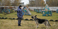 Кинологи ИК-3 УФСИН России по Алтайскому краю провели экскурсию для учащихся гимназии №27 г. Барнаула - УФСИН по Алтайскому краю