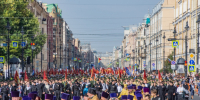 Крестный ход в 2025 году. Правообладатель: Ирина Иванова / Институт культурных программ. - Культура Петербурга