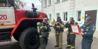 Залегощенские пожарные тренировались тушить возгорание в школе - МЧС