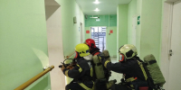 Пожарно-тактические учения на объекте социального назначения проведены в Воскресенске - ГУ МЧС МО