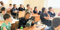 Близкий и реальный космос. Красноярские лицеисты познакомились с космической наукой в Университете Решетнёва - СибГУ им. М.Ф. Решетнева