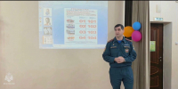 Профилактическое занятие с воспитанниками детского сада «Орленок» в городе Дагестанские Огни - МЧС