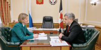 Ольга Абрамова провела встречу с Главой Ярского района - Глава и Правительство Удмуртской Республики
