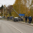 У Полесья Mazda протаранила опору ЛЭП - РИА 57