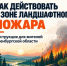 Напоминаем о правилах поведения в зоне ландшафтного пожара! - Адамовский район