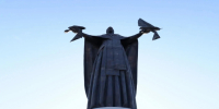 В Сатке установили 10-метровую скульптуру Николая Чудотворца - Pchela.News