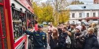 Юные гости посетили 2 пожарно-спасательную часть по охране г. Костромы - МЧС