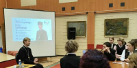 Клирик Новокузнецкой епархии встретился с учащимися МБОУ «Гимназия №32» - Кемеровская и Новокузнецкая епархия