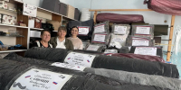 В селе Овощи действует волонтёрская группа «Швейбат» - Туркменский район