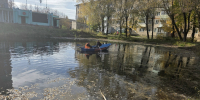 Пруд на Вербовском очистили от мусора - Муром24.РФ