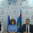 И.о. руководителя Екатерина Карлова, заместители руководителя Юлия Нестерова, Дмитрий Полудень и сотрудники УФК по Воронежской области 14.10.2026 приняли участие в совещании ФК в режиме ВКС - УФК по Воронежской области