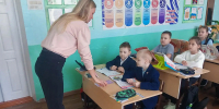 Сотрудники Госавтоинспекции и культработники напомнили пачелмским школьникам о безопасности на дорогах - Пачелмский район