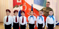 Акция «Знамя Победы в детских руках» продолжается - Эжвинский район
