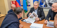 Глава Одинцовского округа Андрей Иванов во вторник, 13 октября, вместе с профильными заместителями провел личный прием в формате «Выездной администрации» в территориальном управлении Рублевское — на площадке Дома молодежи в поселке Горки-2 - Городской округ Одинцово