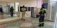 Сотрудники 35 пожарно-спасательной части отработали навыки тушения пожара в МБУК ЦКР Наровчатского района - Наровчатский район
