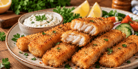 Минтай больше не жарю обычными кусками: делаю золотистые рыбные палочки с хрустящей корочкой — внутри рыба остается нежной и сочной - ProKazan.Ru