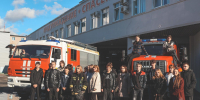 Экскурсия в 4 пожарно-спасательной части города Тверь - МЧС России