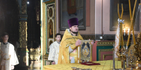 Божественная литургия в Вознесенском соборе - Елецкая епархия