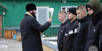 Клирик Ленского благочиния напутствовал призывников перед отправкой на воинскую службу - Якутская и Ленская епархия
