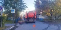 Водитель КамАЗа сбил юную велосипедистку в Омске - ИА Новый Омск