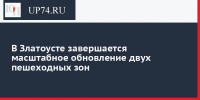Две пешеходные зоны в Златоусте обновлены по выбору жителей - Mir74.Ru