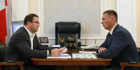 Паводок, дороги и отопление: Виталий Хоценко заслушал доклад главы Усть-Ишимского района - Om1.Ru