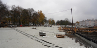 2 000 кв. метров плитки осталось уложить на пл. Революции в Вологде - Вологда.РФ
