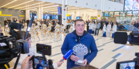 Сахалин встретил своих победителей! - Министерство соцзащиты