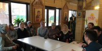 Профилактическая беседа об основах пожарной безопасности в храме благоверного князя Александра Невского г. Нижневартовска - Ханты-Мансийская Митрополия