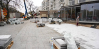 На чётной стороне улицы Мира завершат укладку тротуаров до начала ноября - OnlineVologda.Ru