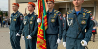 В Перемышльском техникуме эксплуатации транспорта состоялась церемония принятия кадетской присяги студентами первых курсов - МЧС