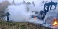 В деревне под Орлом сгорел трактор - Орловский Вестник