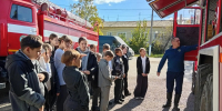В Безенчукском районе наши огнеборцы встречали юных гостей - Центр по делам гражданской обороны, пожарной безопасности и чрезвычайным ситуациям