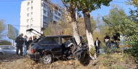 На Ново-Астраханском шоссе ВАЗ влетел в дерево: один человек погиб, четверо несовершеннолетних пострадали - ИА Версия-Саратов