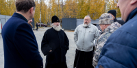 Митрополит Павел оценил ход строительства мемориального храма-часовни в Ханты-Мансийске - Ханты-Мансийская Митрополия