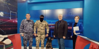 Росгвардейцы Карачаево-Черкесии приняли участие в прямом эфире регионального телеканала «Архыз 24» - Росгвардия
