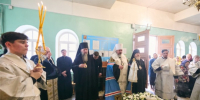 В пятидесятую годовщину преставления архиепископа Вениамина (Новицкого) на могиле архипастыря совершена заупокойная лития - Канашская Епархия