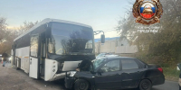 В Уфе в столкновении с автобусом пострадали водитель и пассажир легковушки - Сетевое издание Республика Башкортостан