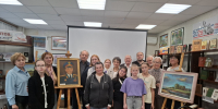 Вечер памяти, посвященный 100-летию со дня рождения художника, уроженца г. Красный Сулин Юрия Алексеевича Макарова - Центральная библиотека
