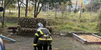 В селе Ахты на базе реабилитационного центра состоялись совместные учения экстренных служб - Министерство по делам ГО, ЧС и ликвидации последствий стихийных бедствий