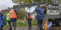 В Белгороде обновляют дорожные знаки и стойки - Сетевое издание Победа 31