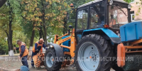 В Брянске продолжилась уборка опавшей листвы - Газета Брянские новости