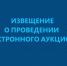Информация  о проведении аукционов. - Санчурский муниципальный округ