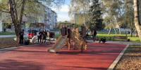 В сквере «Берёзовый» в Тереке завершено строительство детской игровой зоны - Кабардино-Балкарская правда