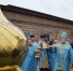 В Каргаполье освятили купол храма - Новый мир