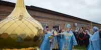 В Каргаполье освятили купол храма - Новый мир