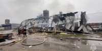 Пожар на станции заправки газовых баллонов в Подольске ликвидирован - M24.Ru