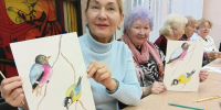 Искусство побеждать хандру: в библиотеке Рутмана прошли уроки живописи - ЦБС Советского городского округа