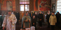 Насельники Красненского дома милосердия посетили храм Рождества Христова села Горки - Валуйская епархия